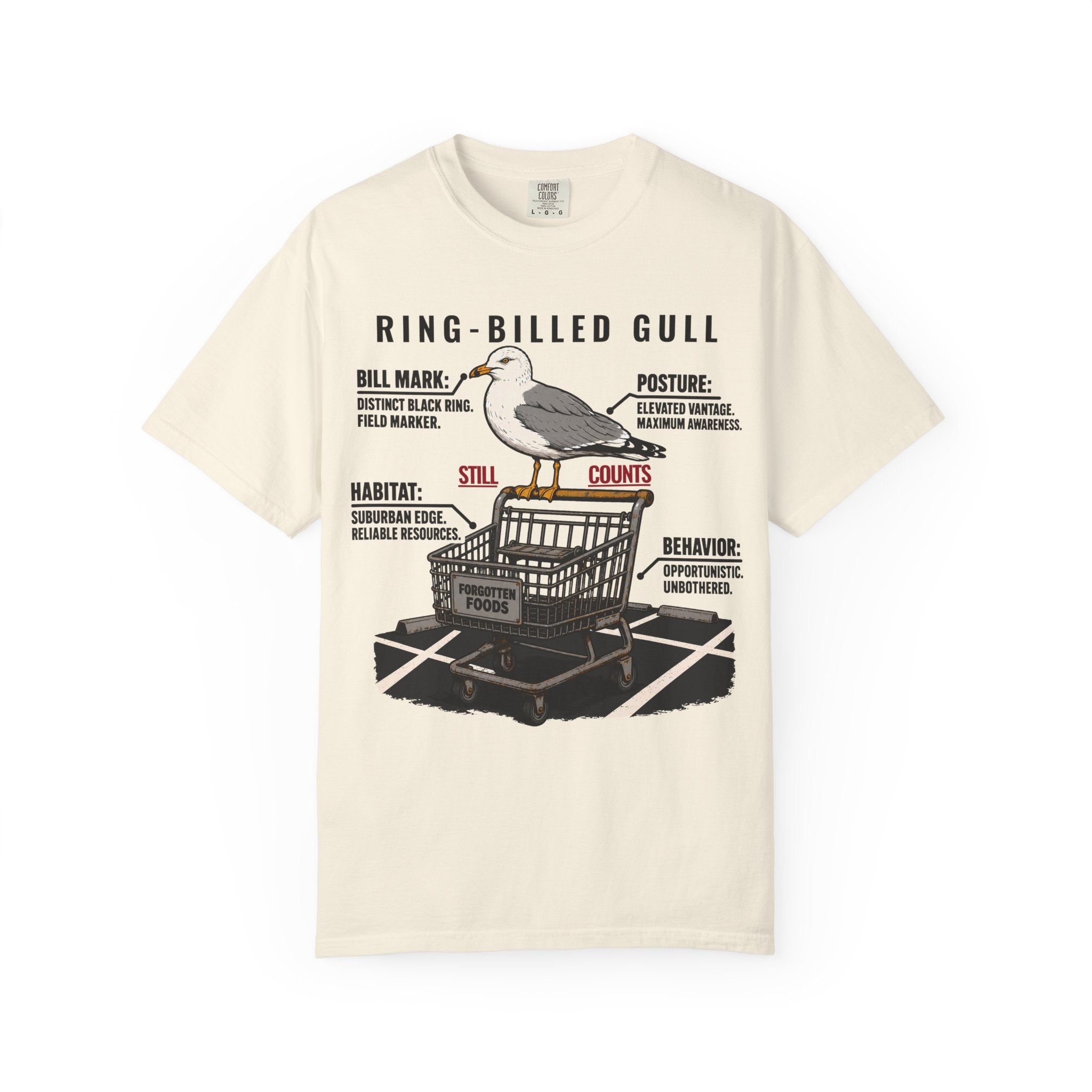 RING BILLED GULL T-SHIRT