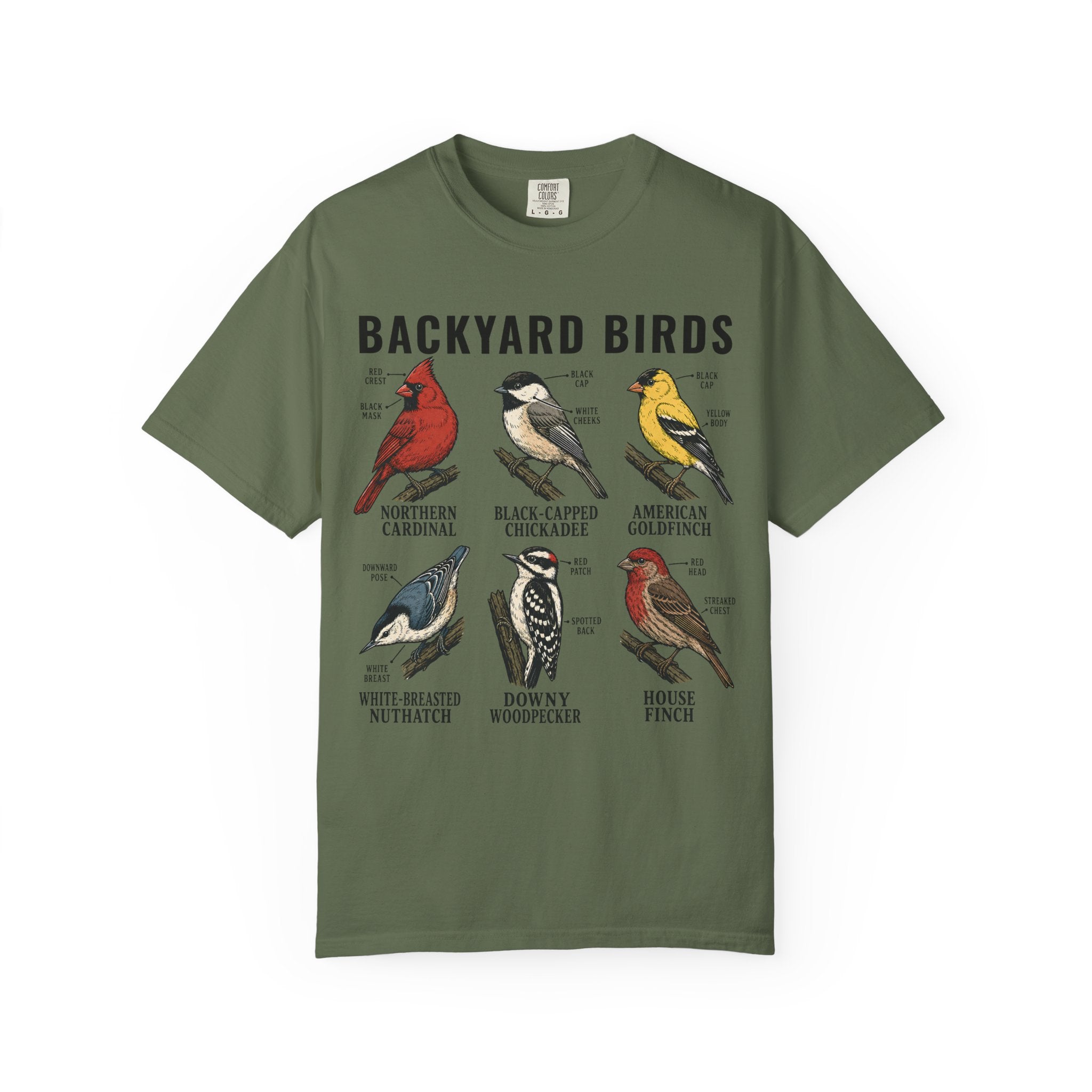 BACKYARD BIRDS T-SHIRT