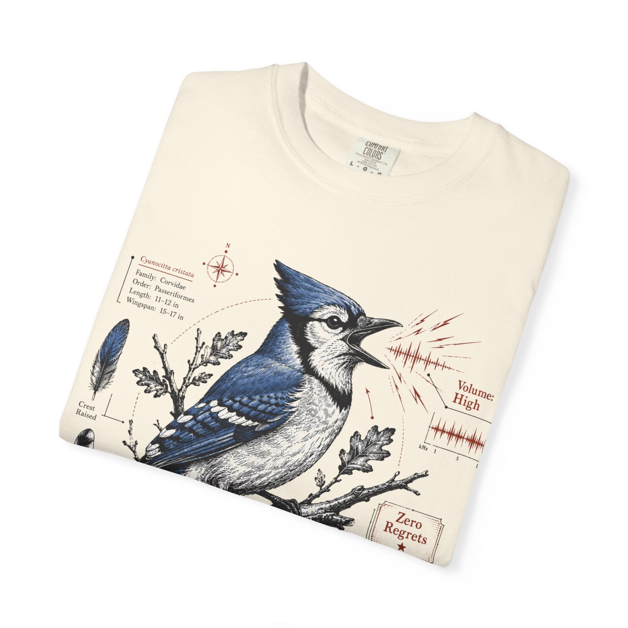 BLUE JAY DESIGN T-SHIRT