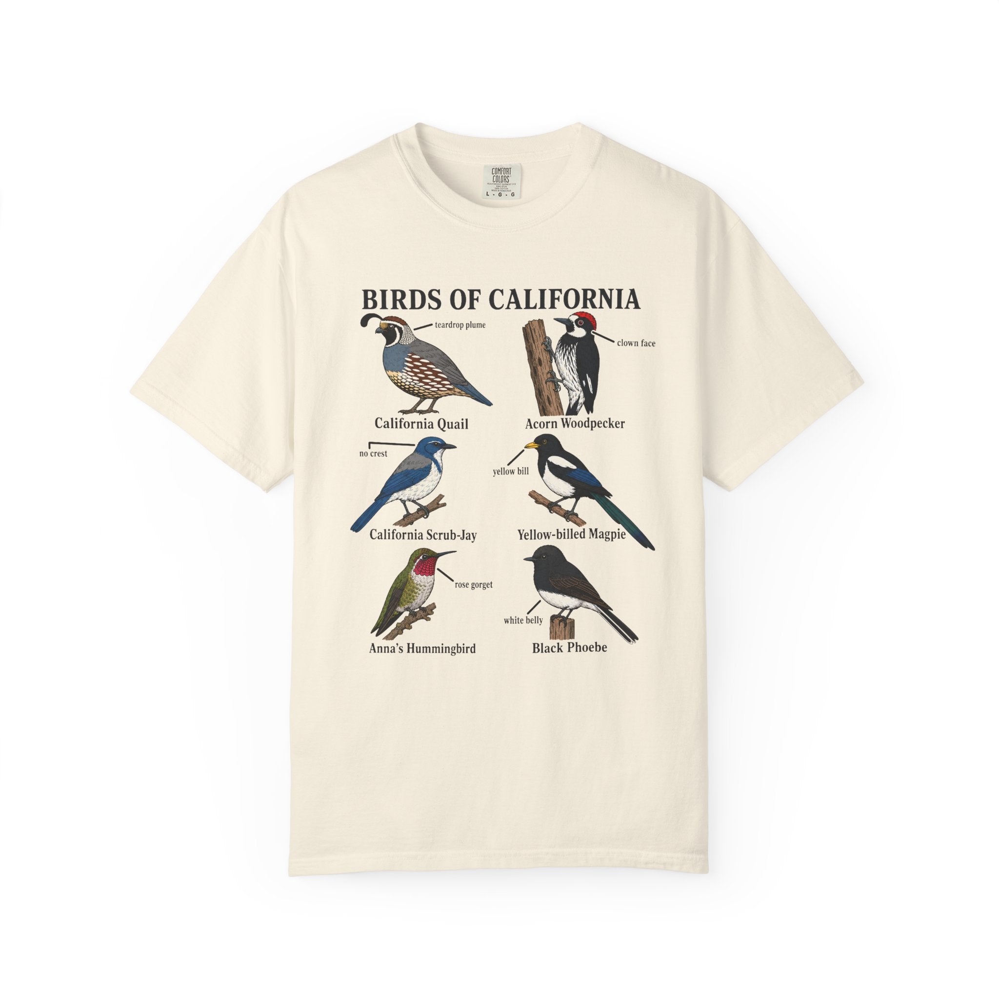 CA BIRDS T-SHIRT